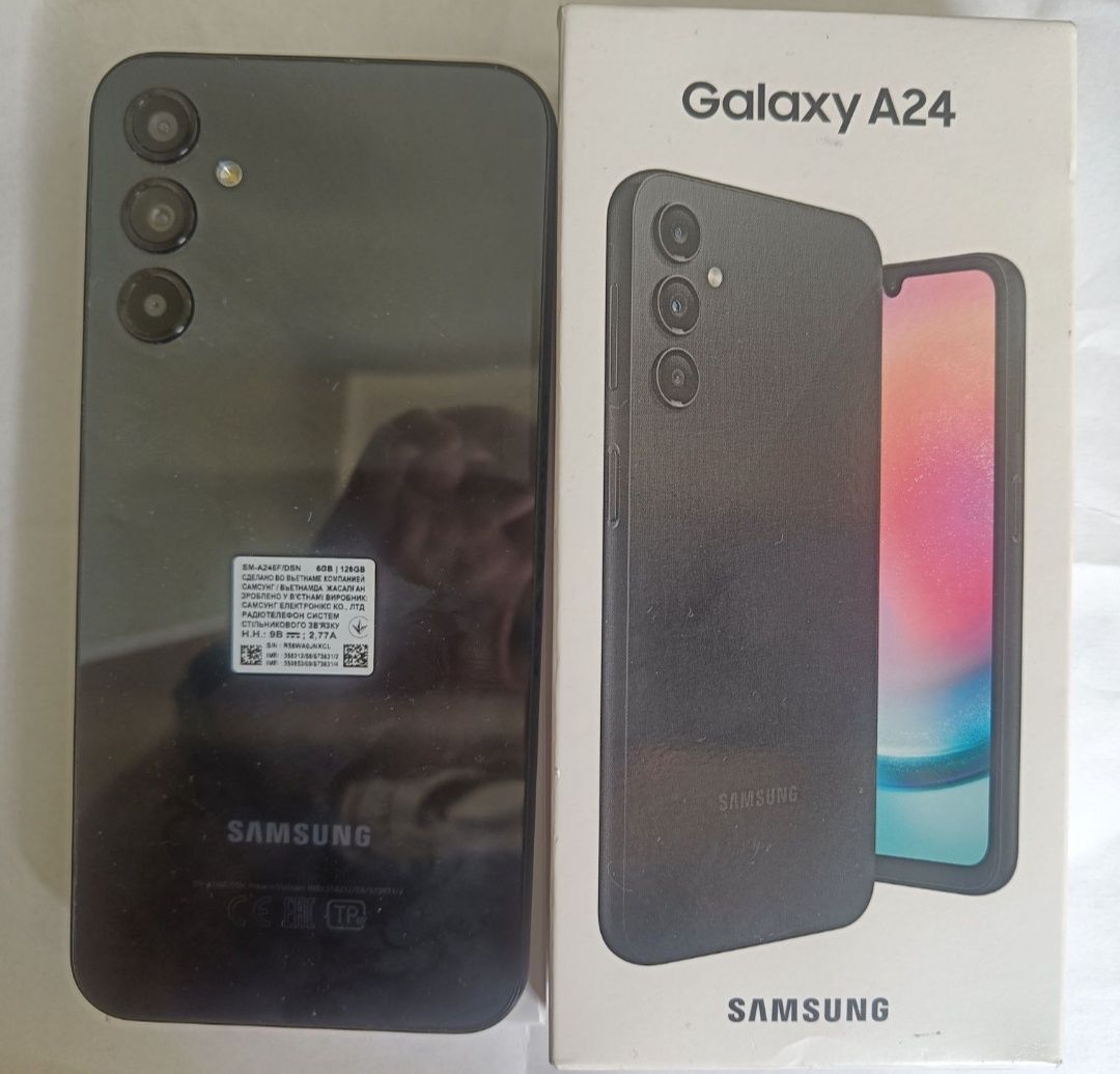 Смартфон Samsung Galaxy A24 6/128GB black