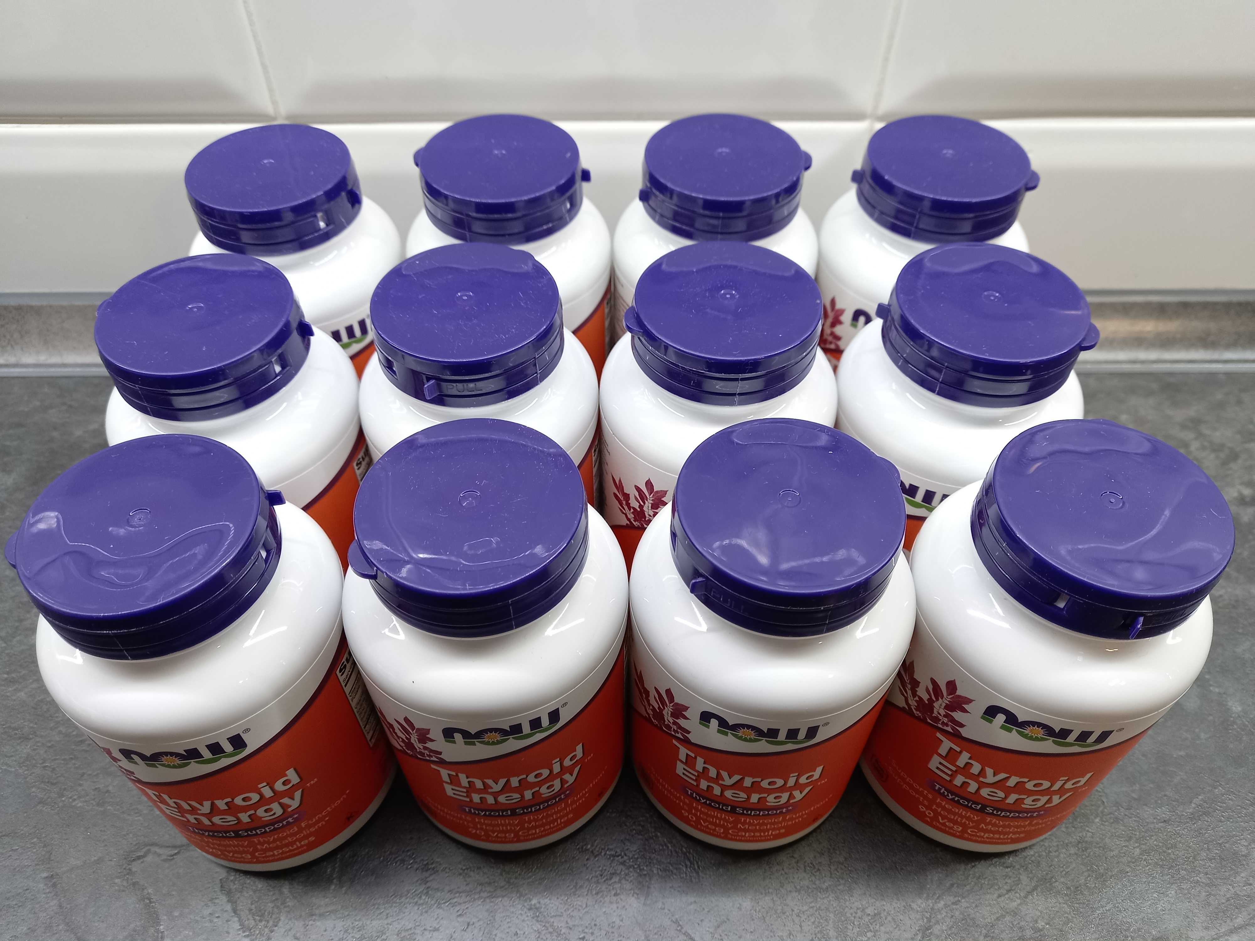 Now Foods, Thyroid Energy (90 капс.), витамины для щитовидной