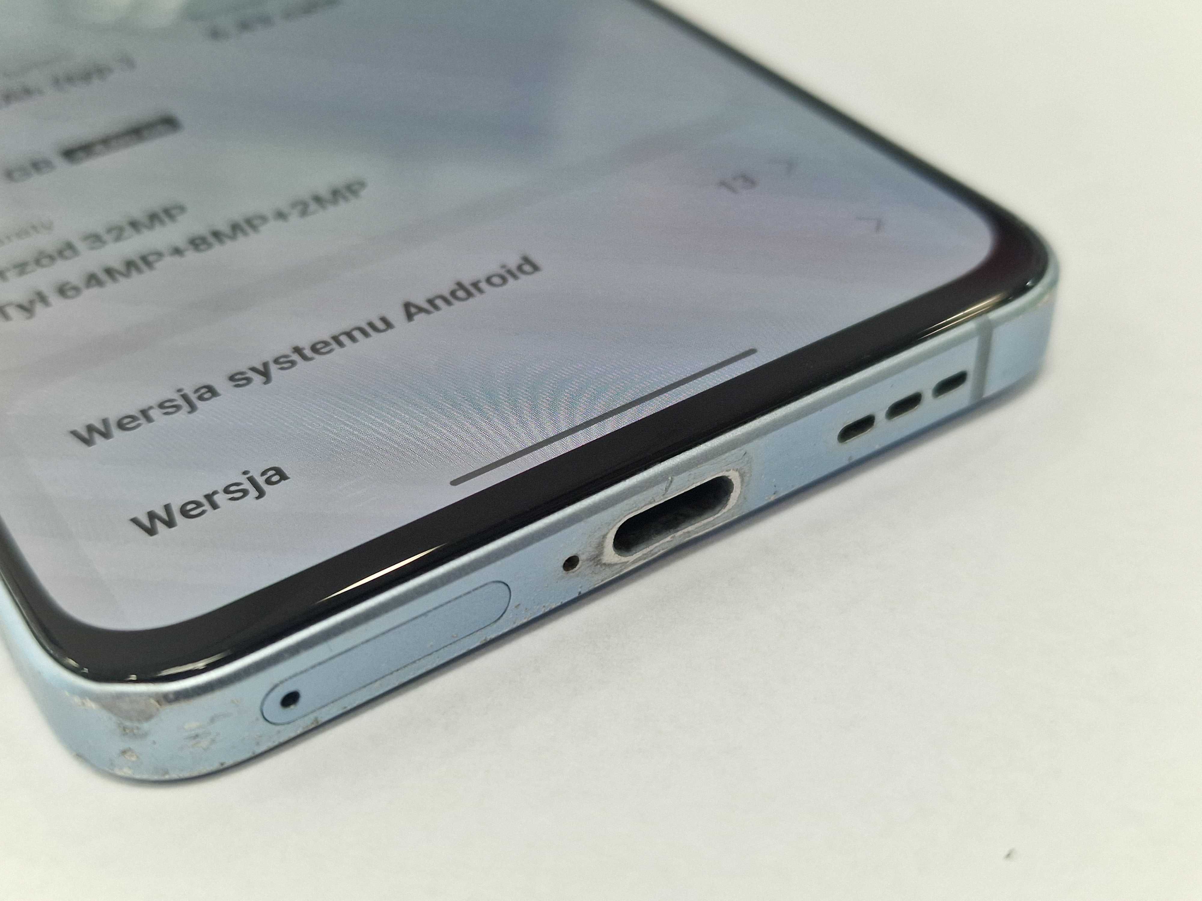 Oppo Reno6 5G Dual Sim/ 8GB/ 128GB/ Arctic Blue/ Grade B/ + ładowarka
