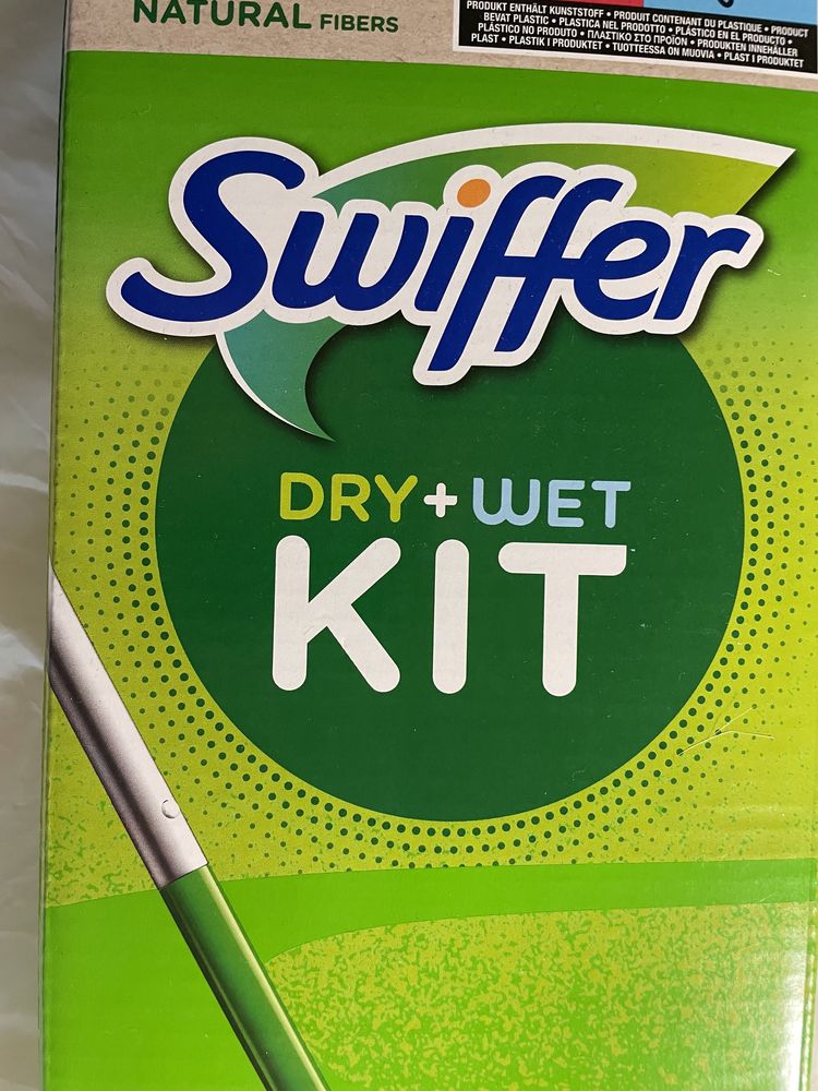 Mopa Swiffer com kit recargas secas e humidas-novo