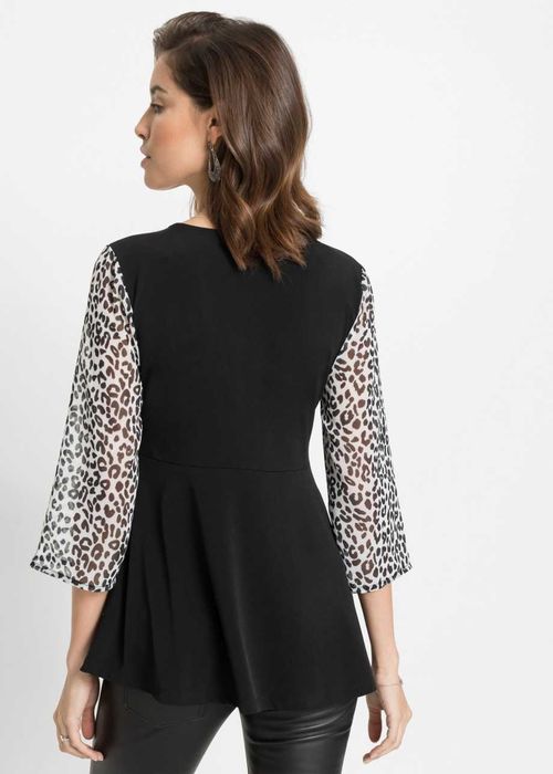 B.P.C bluzka z szyfonowymi rękawami ^36/38