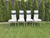 ODDAM 4 krzesla tapicerowane z ekoskóry