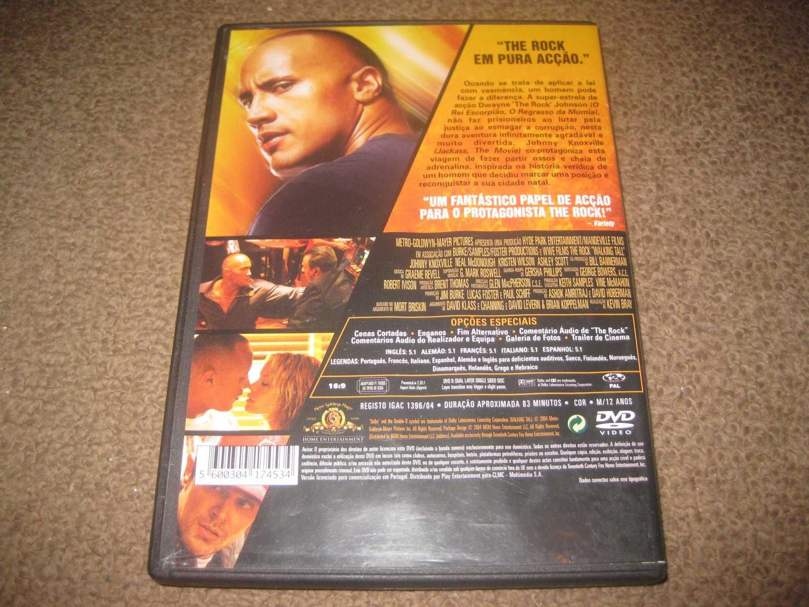 DVD "Justiceiro Incorruptível" com Dwayne Johnson (The Rock)