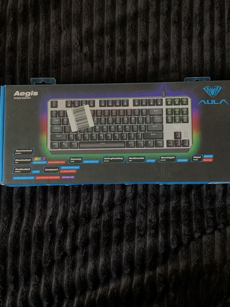 Клавіатура Aula F2066-II USB (UA Layout, Blue Switches)