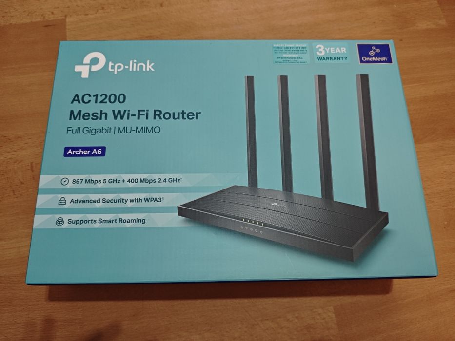 Archer A6 AC1200 Mesh Wi-fi Router