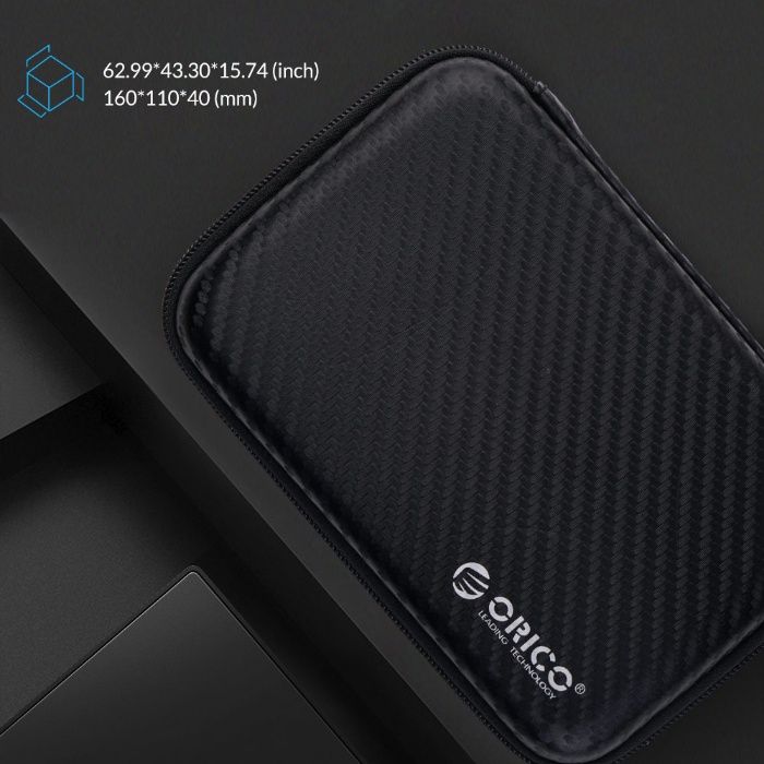 ORICO twarde etui na HDD 2,5",PowerBank,Słuchawki,Ładowarka itp.