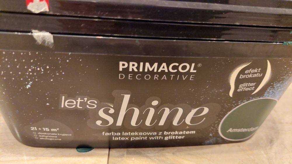 Farba zielona lets shine