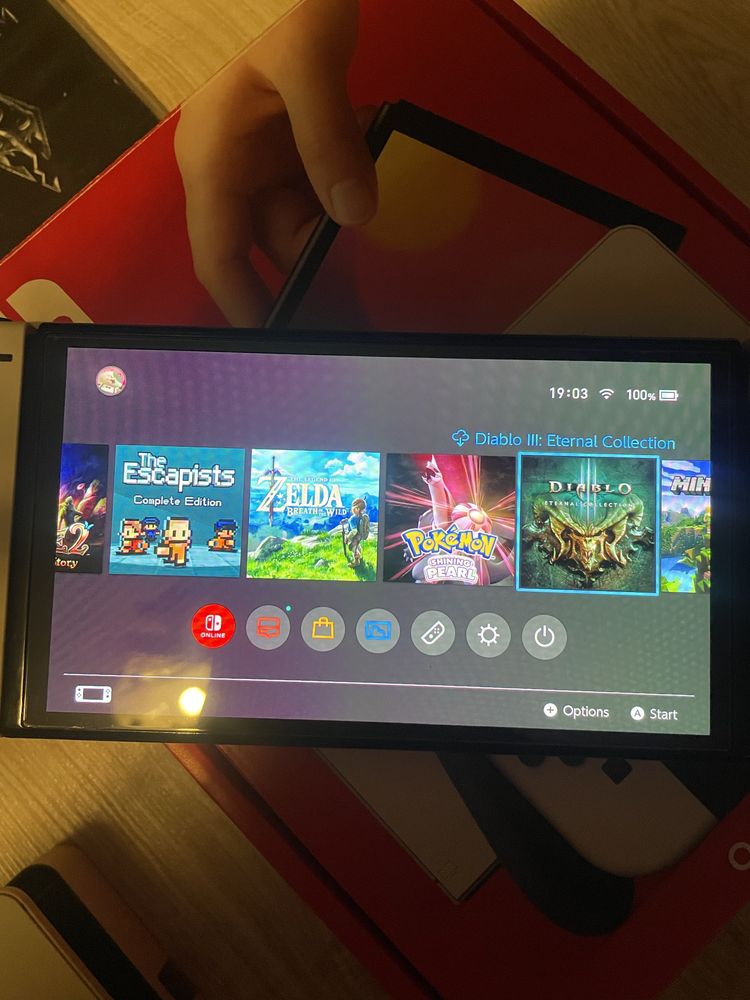 Nintendo switch OLED + gry