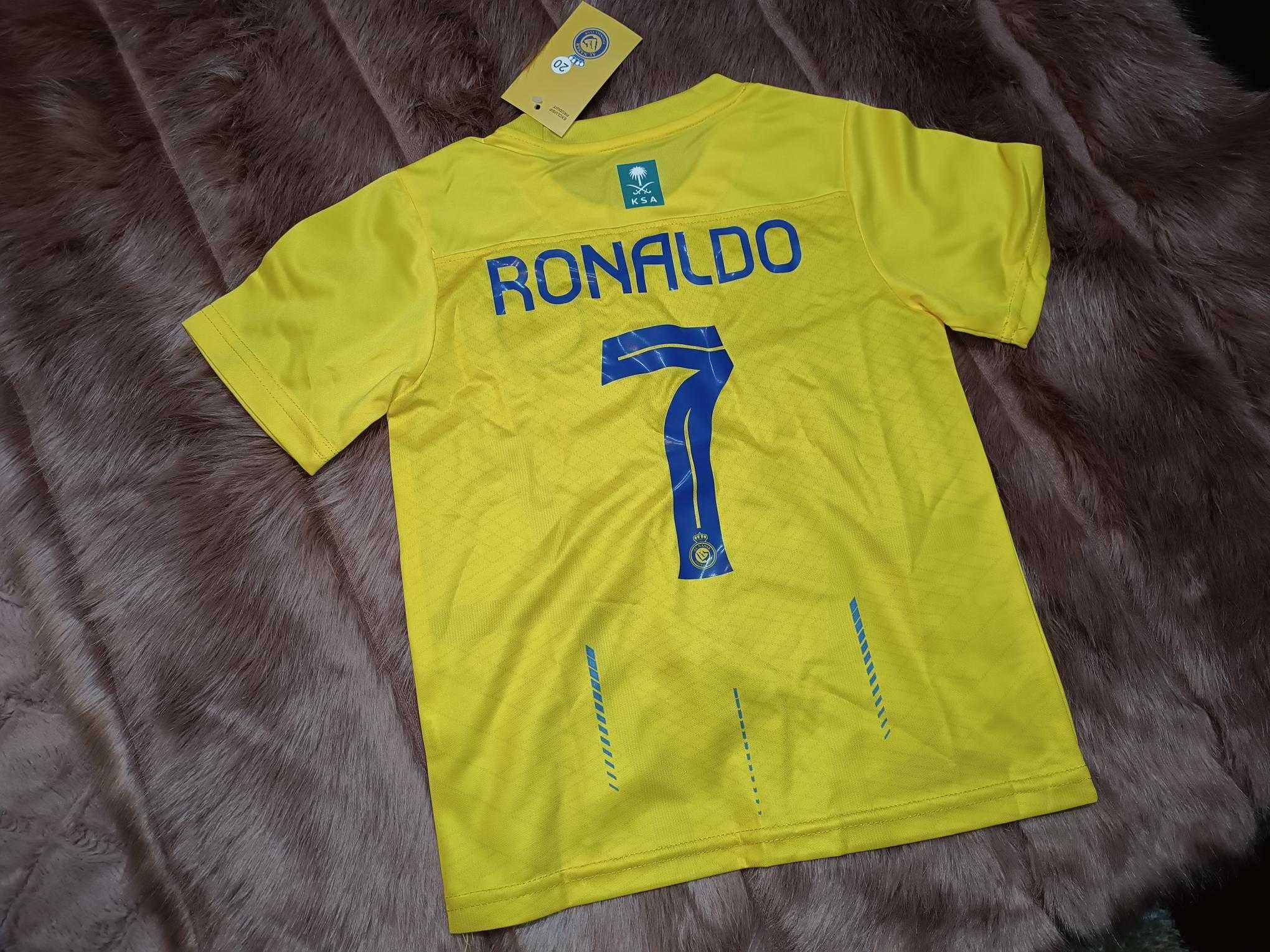 Equipamento camisola CRIANÇA Al Nassr RONALDO 7 | NOVO