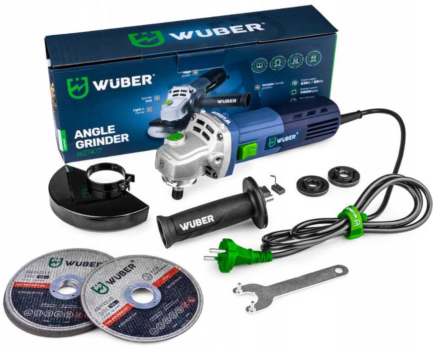 SZLIFIERKA Kątowa Kątówka Diax 1600W Mocna Zestaw XXL (WYPRZEDAŻ 30%)