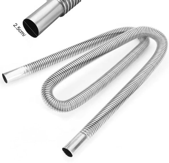 Гофра на вихлоп автономки, генератора  1.2м-2м 25mm