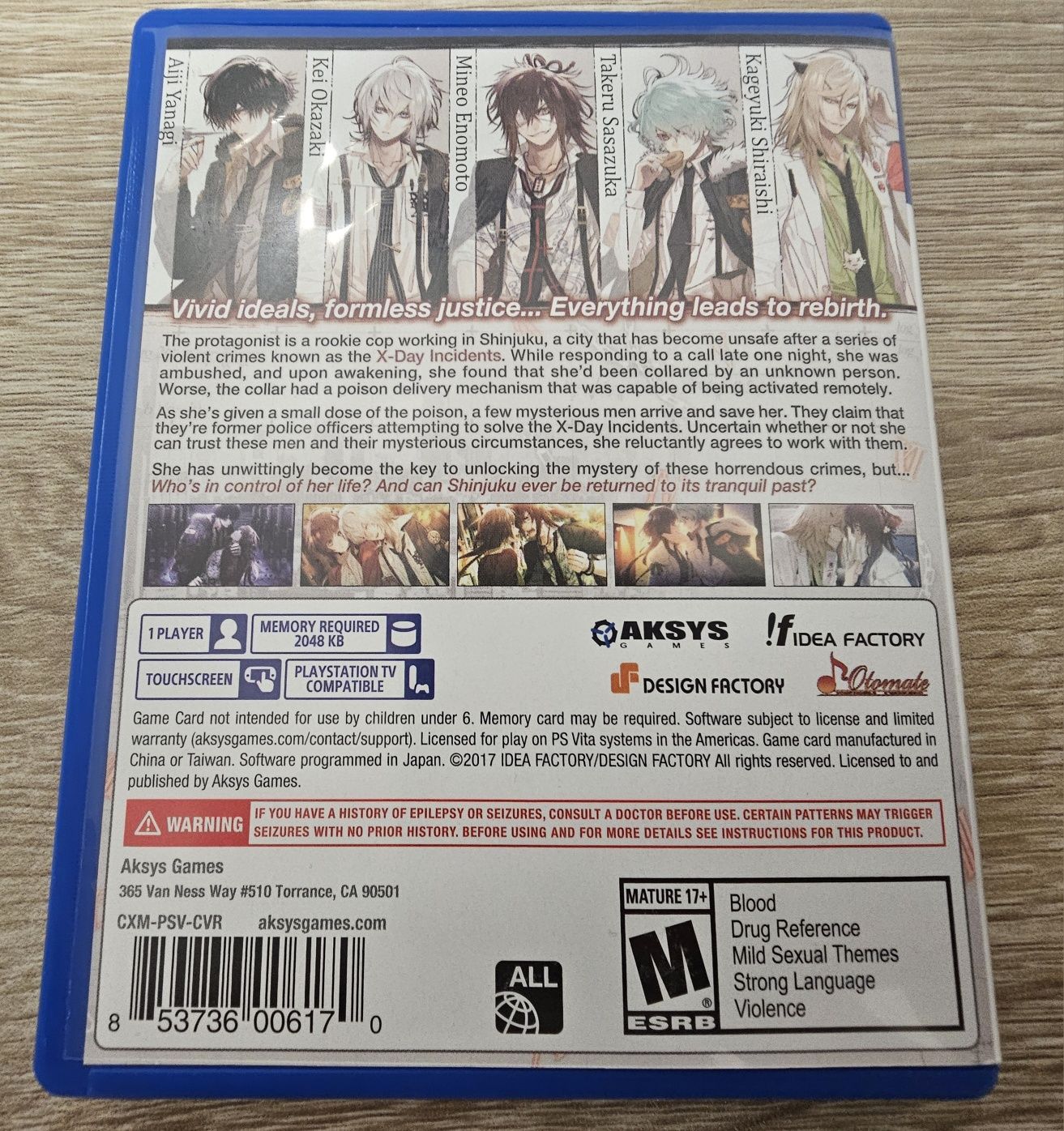 Collar X Malice PS Vita