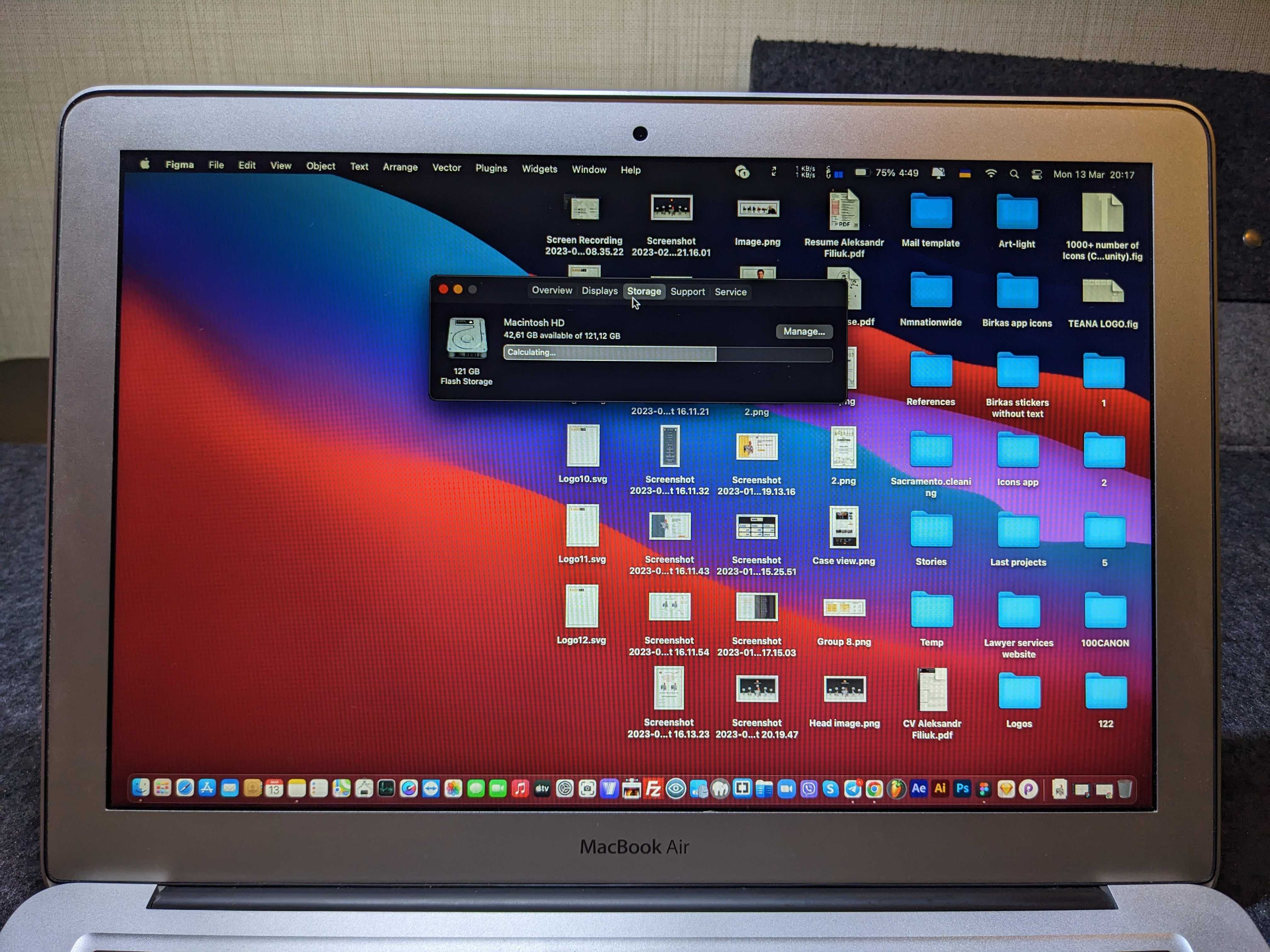 Macbook air 13" early 2014