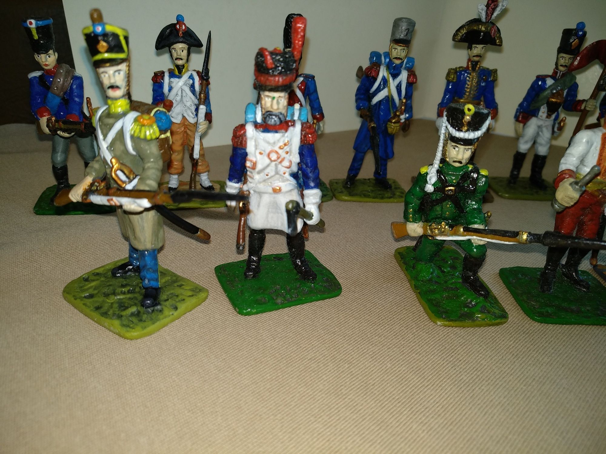 Авторские Оловянный солдатики, подборка Французская пехота 1812г