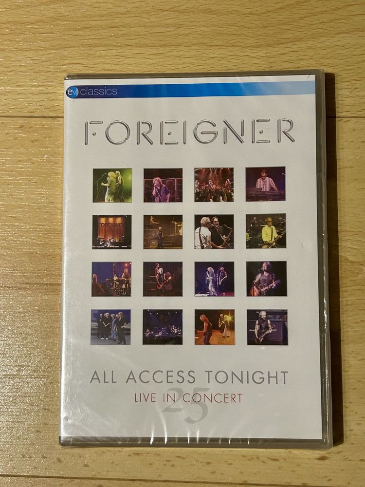 Foreigner - All Access Tonight (DVD, novo, selado)