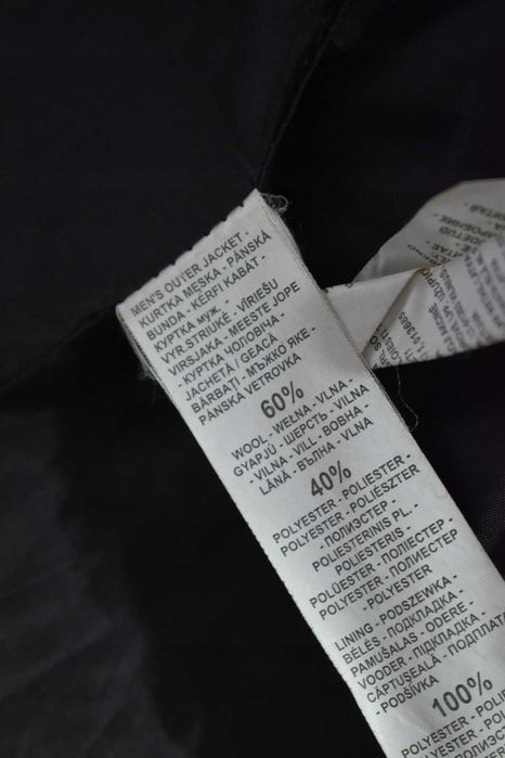 Kurtka wełniana bosmanka S wełna zimowa ciepła kurtka męska elegancka