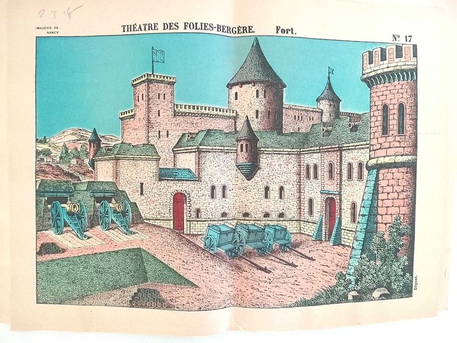 10 Litografias Francesas Mediavais Antigas 1800's