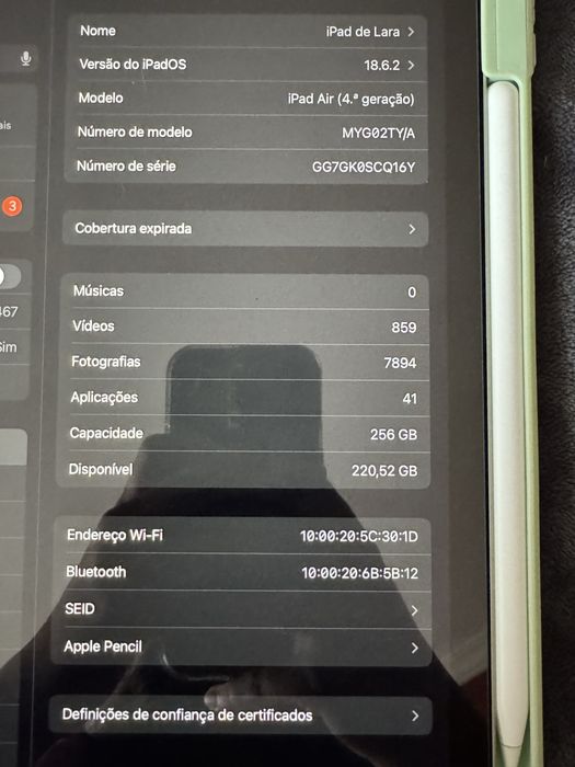 Ipad 4.ª geração 256gb