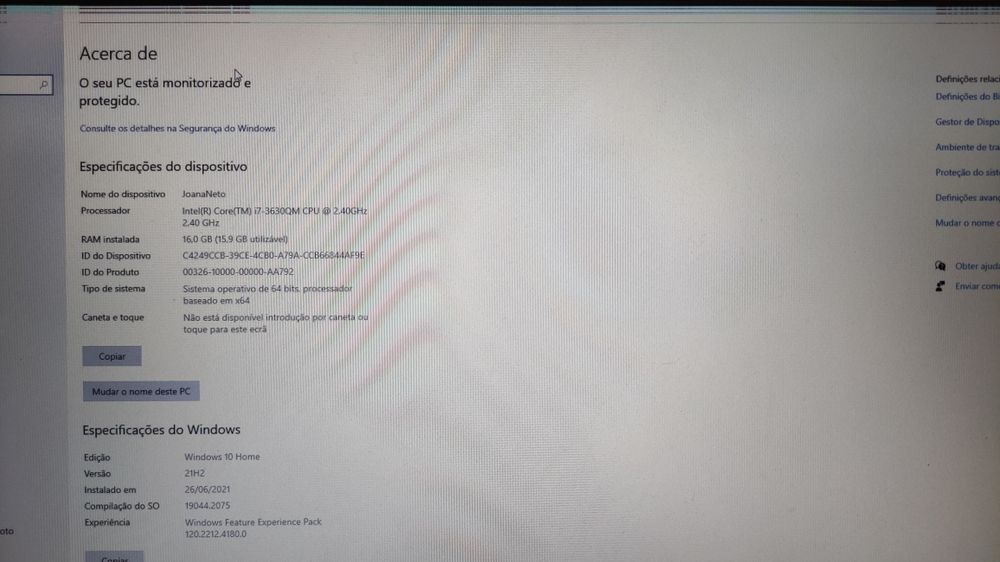 Portátil ASUS N76V