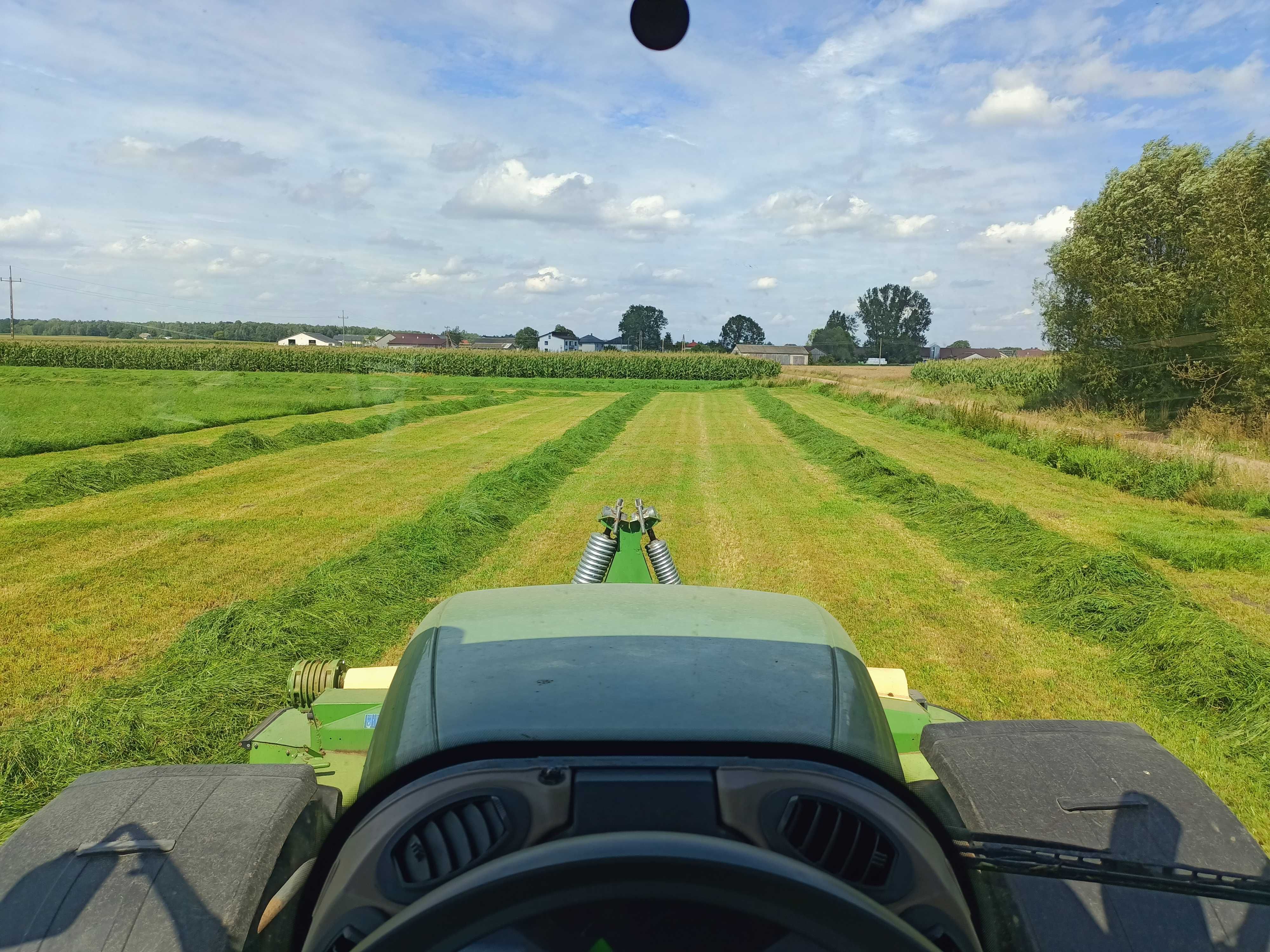 Krone motyl easy cut 870, Claas potinger