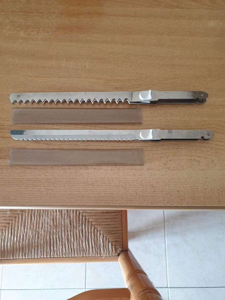 Lâminas de faca eléctrica de cozinha, (usado)