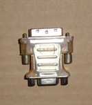 Adaptador/ficha DVI 24+5 macho PARA VGA HD15 SUB-D fêmea