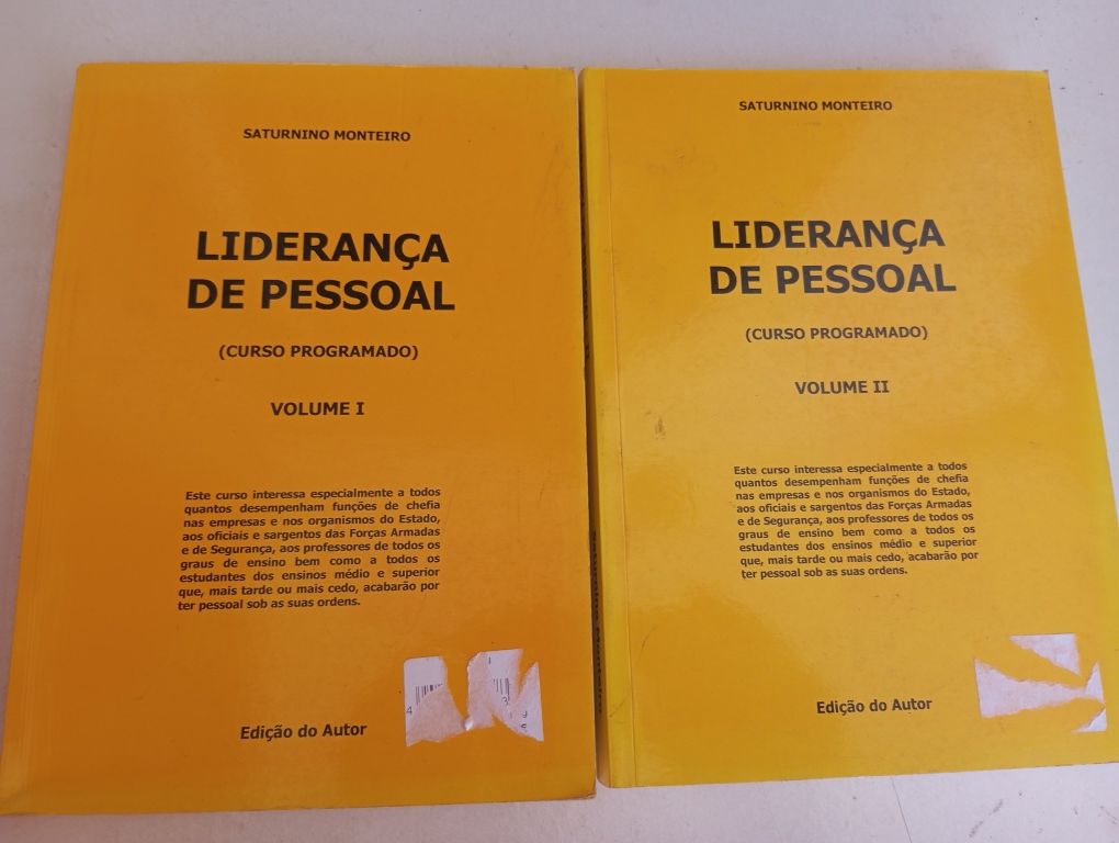 Liderança de pessoal II Volumes - Saturnino Monteiro