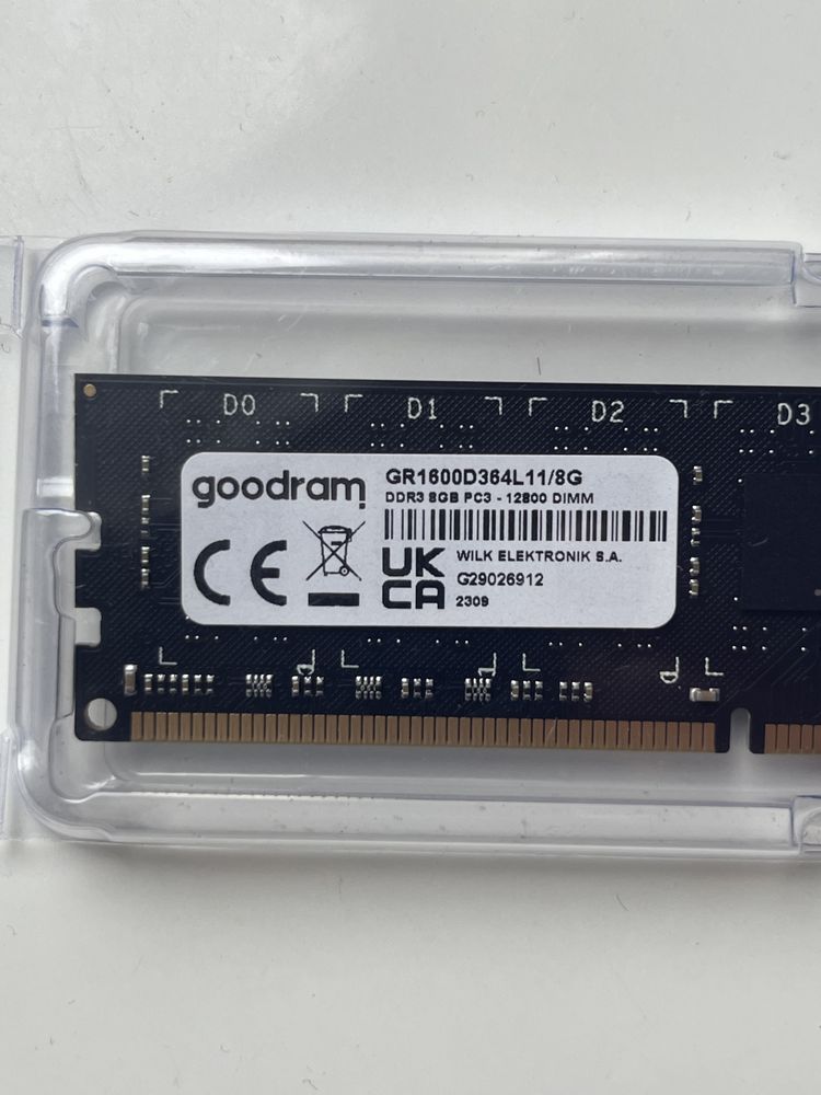 Pamięć Goodram 8GB/1600mhz PC3