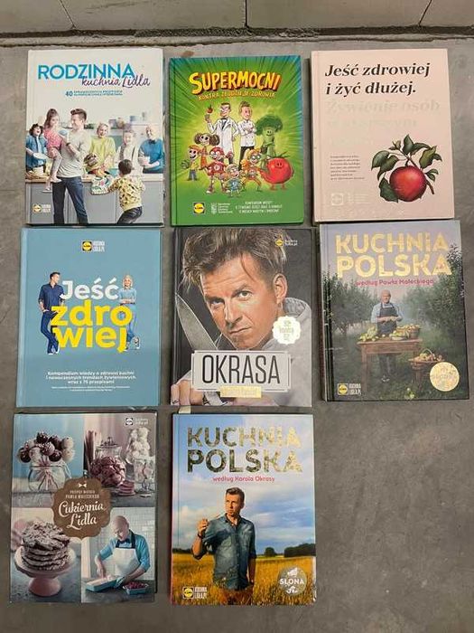 Książki kucharskie Lidla zestaw książek kucharskich