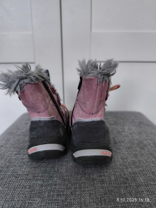 Buty zimowe Bartek 24 kozaczki śniegowce ocieplane suwaki sznurówki