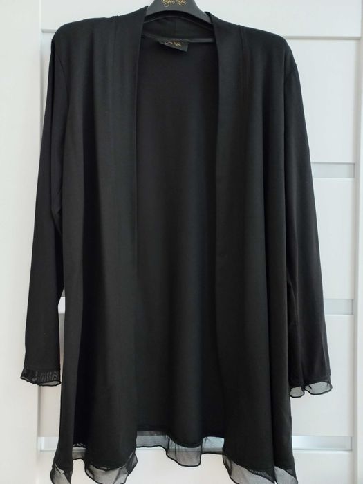 Narzutka damska czarna wiskozowa rozm. 40 (żałoba, pogrzeb)