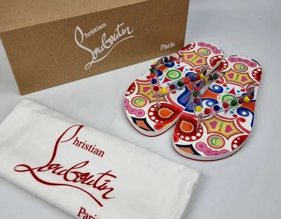 Вьетнамки шлепки Christian Louboutin