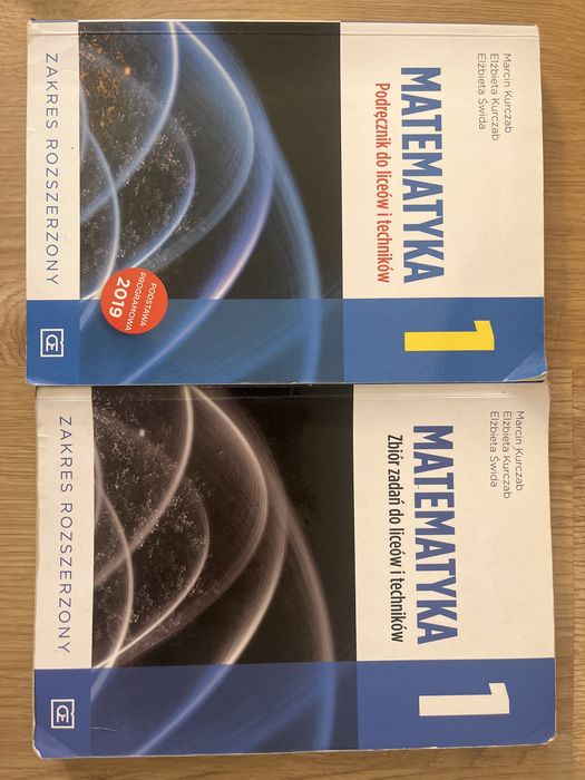 Matematyka 1 o. e. Pazdro z. rozszerzony Podręcznik i zbr. Zadań