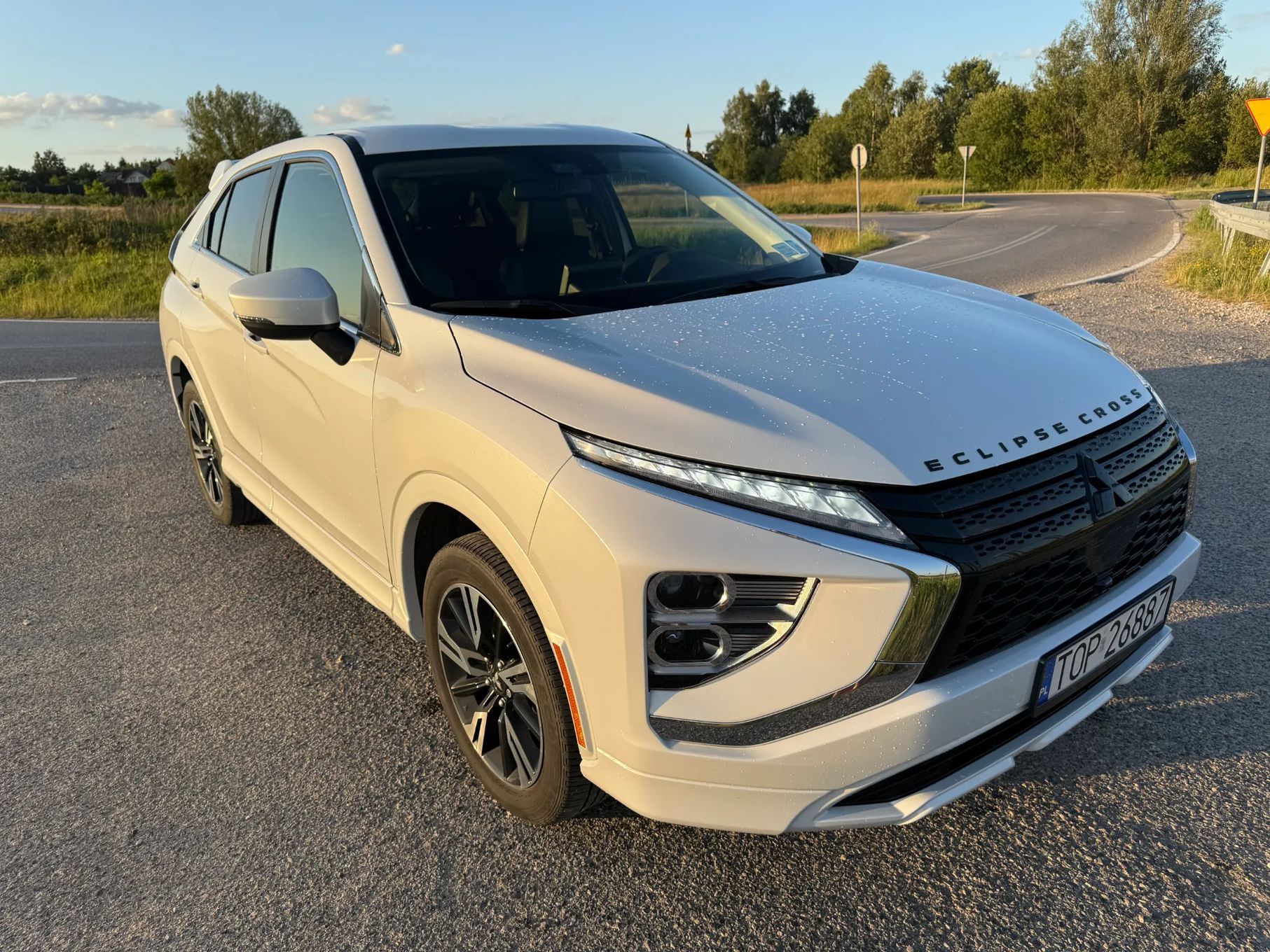 Mitsubishi Eclipse Cross 2023 1.5 T 162km Automat 4X4 czujnik Skóra +Alkantara