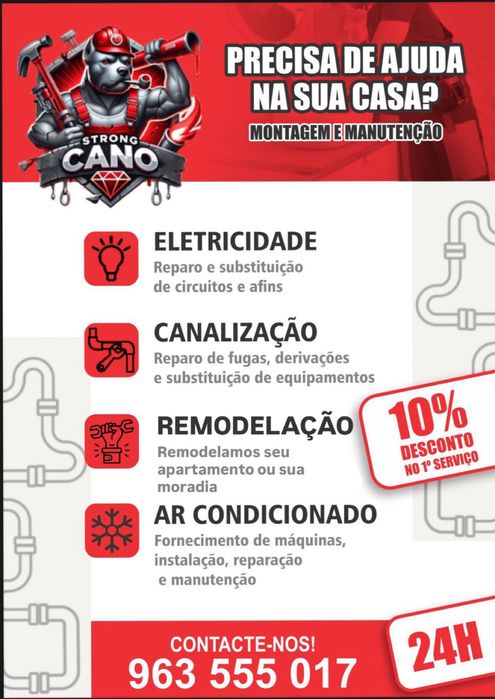 Canalizador/Desentupimento/arcondicionado/paines solares /remodelacao