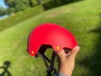 kask dziecięcy/młodzieżowy czerwony