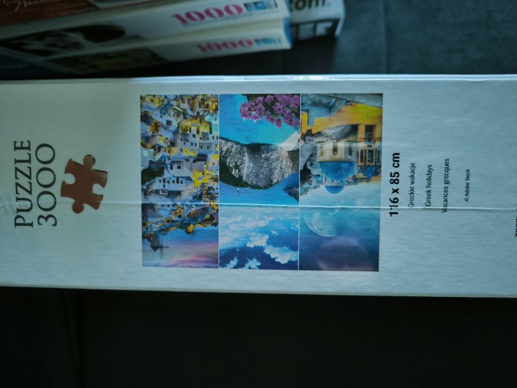 Puzzle 3000 el Grecja nowe folia