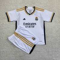 Детская футбольная форма Реал Мадрид (домашняя). Новый сезон 2023-2