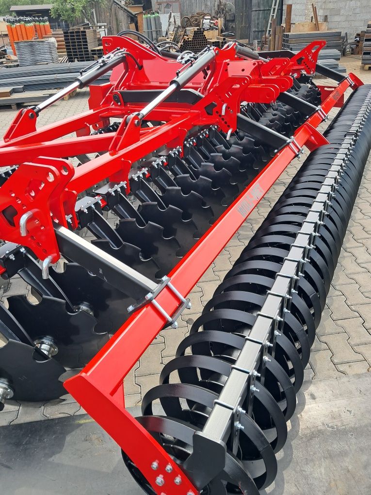 Brona talerzowa 6 metrów, talerzówka 6m firmy WOLF-MET hydrauliczna