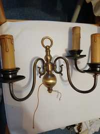 Stare mosiężne lampy klinkierowe