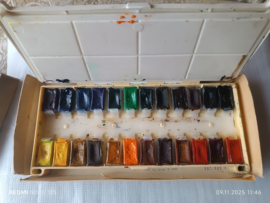 Акварельные краски ЛЕНИНГРАД