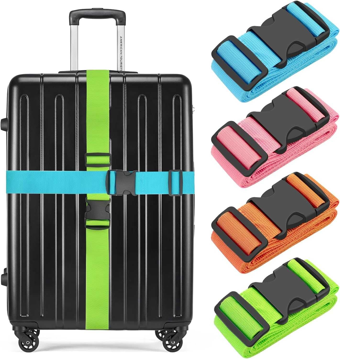 4 pasy zabezpieczające do walizki