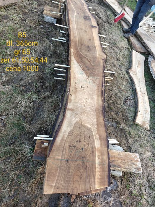 Deski orzech. Foszty 370cm