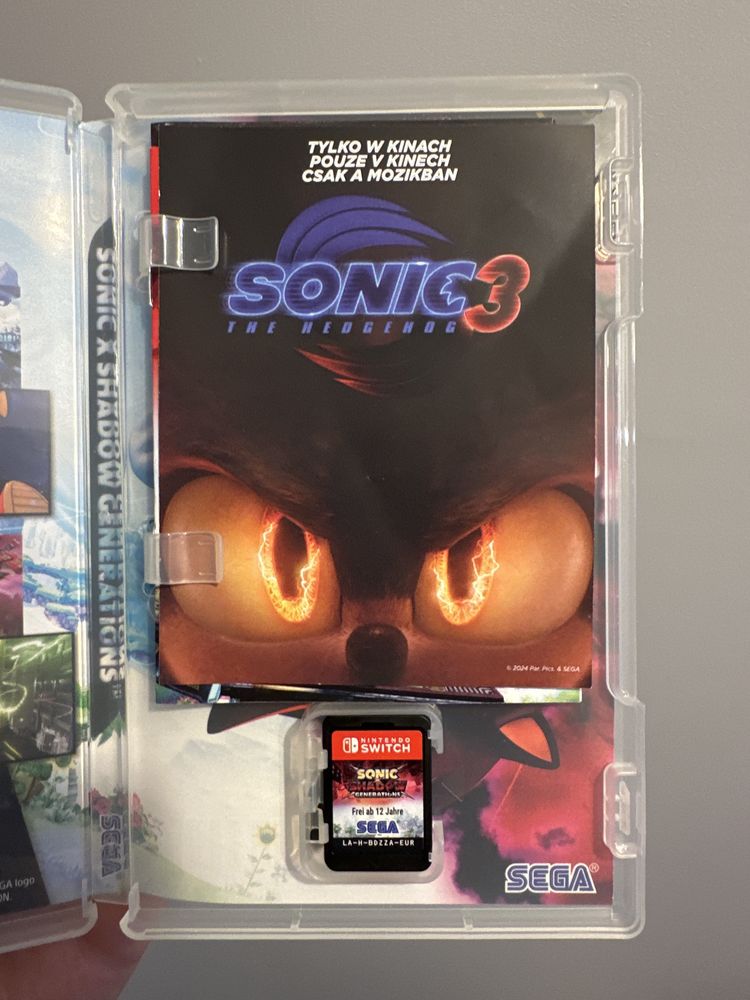 Sonic shadow x generation Nintendo switch gra