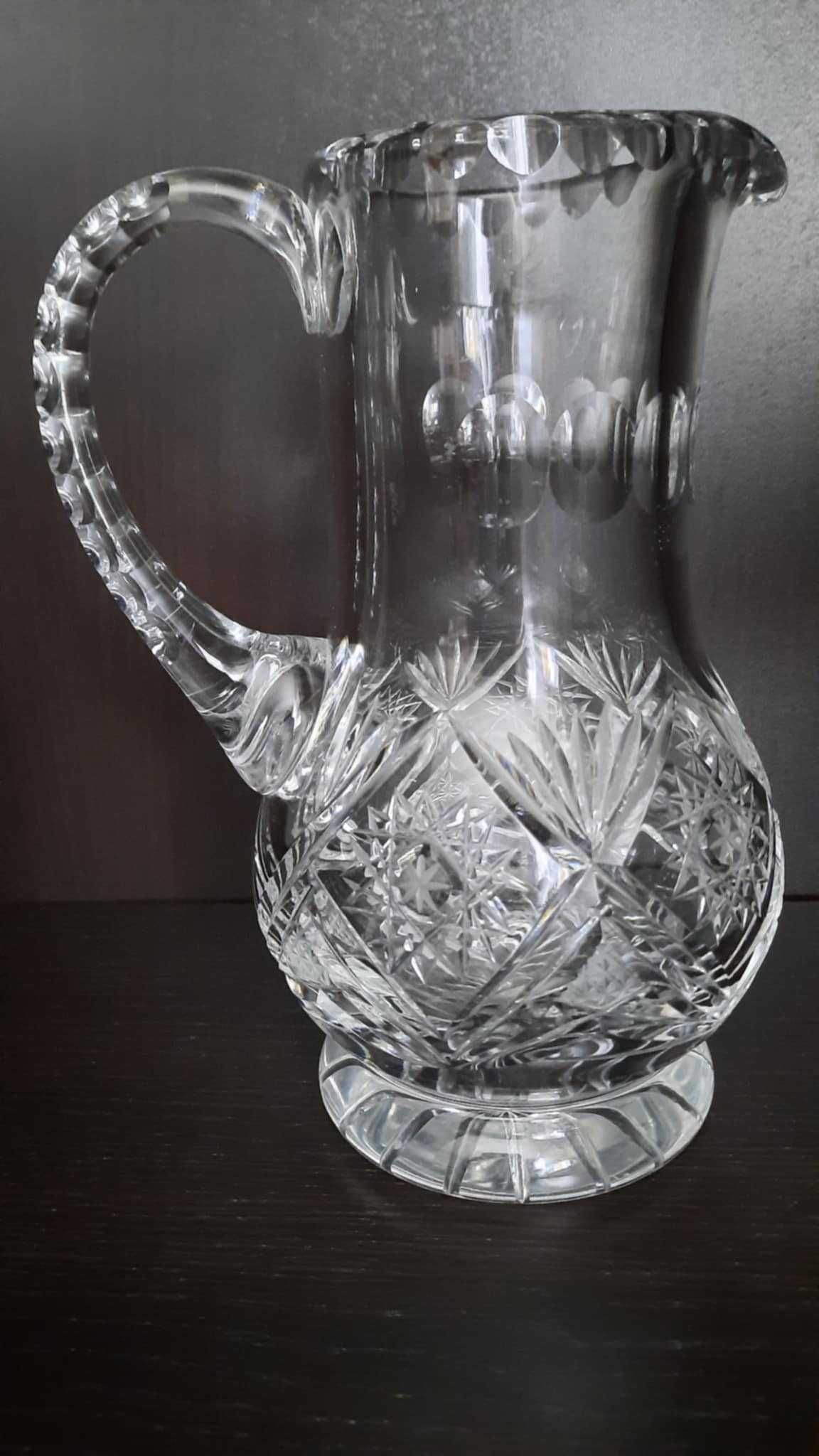 Kryształowy dzbanek lata 70-te poj. 850 ml