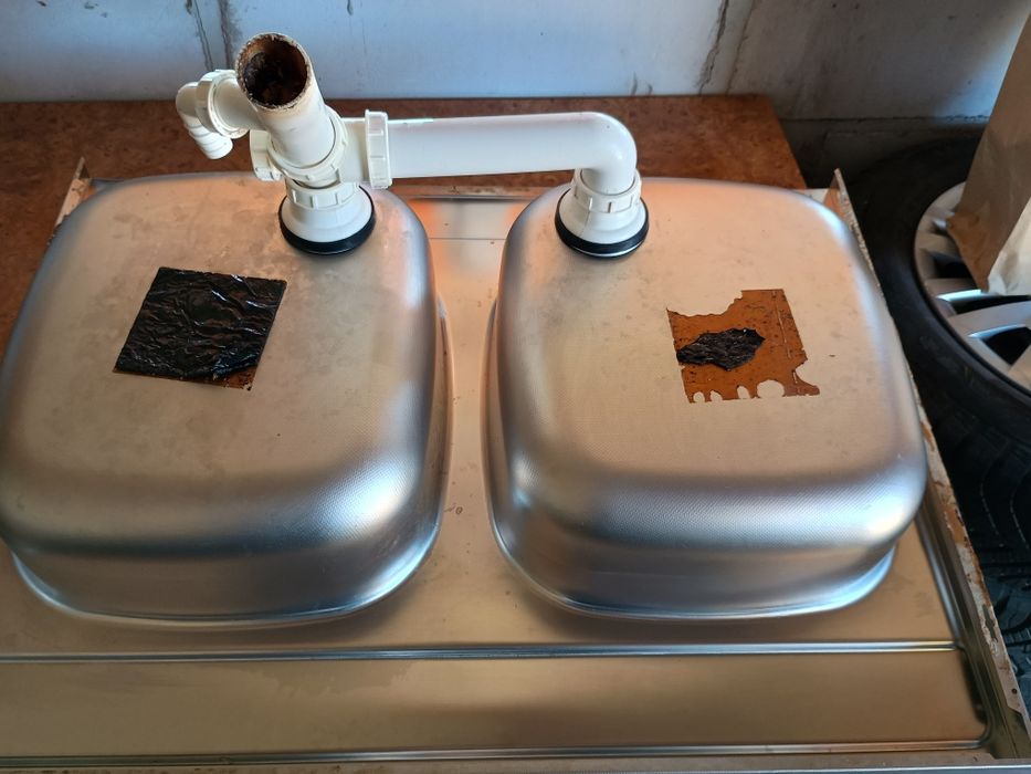 Zlewozmywak srebrny 60 na 80