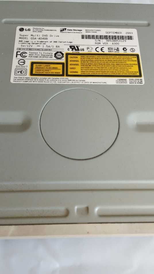 LG Gravador interno Para PC Branco... Usado