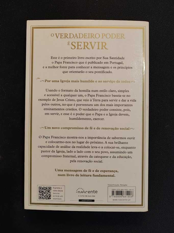 (Env. Incluído) O Verdadeiro Poder é Servir de Jorge Mario Bergoglio