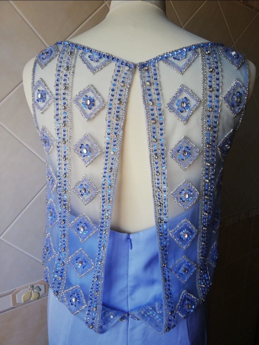 Vestido de cerimónia comprido