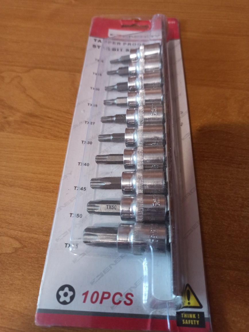 Zestaw bitów torx 10 szt